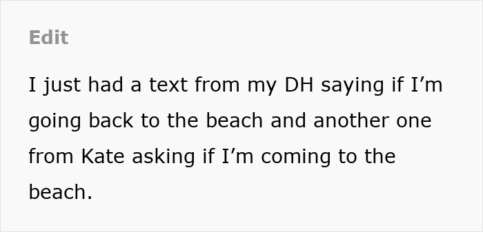 Text message exchange implying man spends holiday closely with wife&rsquo;s friend, raising suspicion from wife.