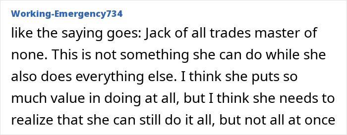 Screenshot of an online comment discussing the phrase jack of all trades master of none related to failed bar exam and psychics. Screenshot of an online comment discussing the phrase jack of all trades master of none related to failed bar exam and psychics.