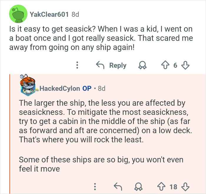 Cruise ship employees share insights on seasickness and tips to ease the experience onboard for smoother sailing.