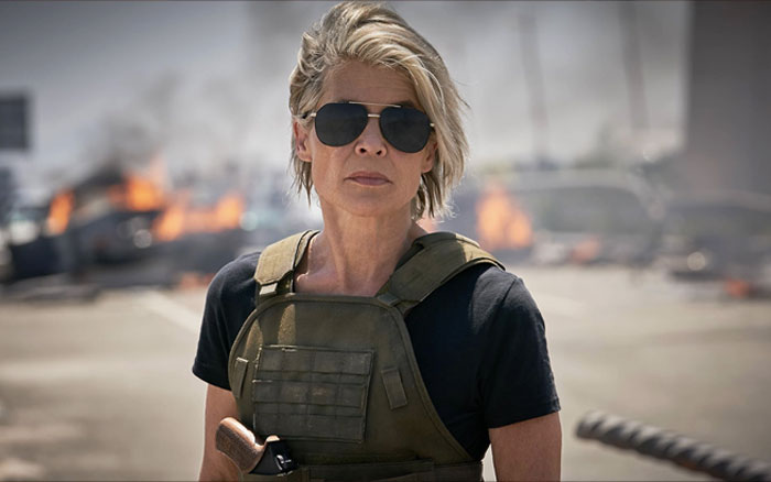 Linda Hamilton, 69, in tactical gear and sunglasses, discussing aging in Hollywood amid Stranger Things Season 5 release. Linda Hamilton, 69, in tactical gear and sunglasses, discussing aging in Hollywood amid Stranger Things Season 5 release.