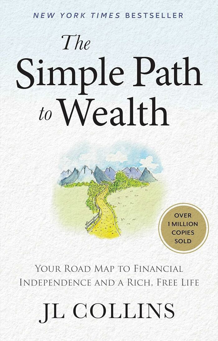 Book cover of The Simple Path to Wealth by JL Collins, illustrating financial independence and Cyber Monday deals.