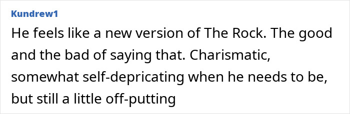 Screenshot of a forum comment discussing Glenn Powell&rsquo;s emotional reason for flying a UPS driver to SNL.