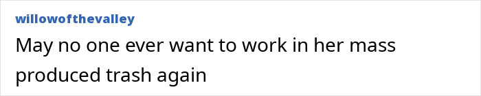 Screenshot of a social media comment criticizing the All's Fair premiere featuring Kim Kardashian as painful and mass produced.