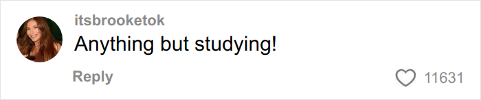 Alt text: social media comment reacting to Kim Kardashian’s excuses for failing the bar exam with humor and disbelief Alt text: social media comment reacting to Kim Kardashian’s excuses for failing the bar exam with humor and disbelief