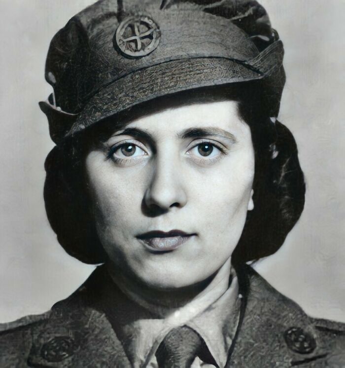 Black and white portrait of a woman in historical military uniform representing overlooked women in history achievements
