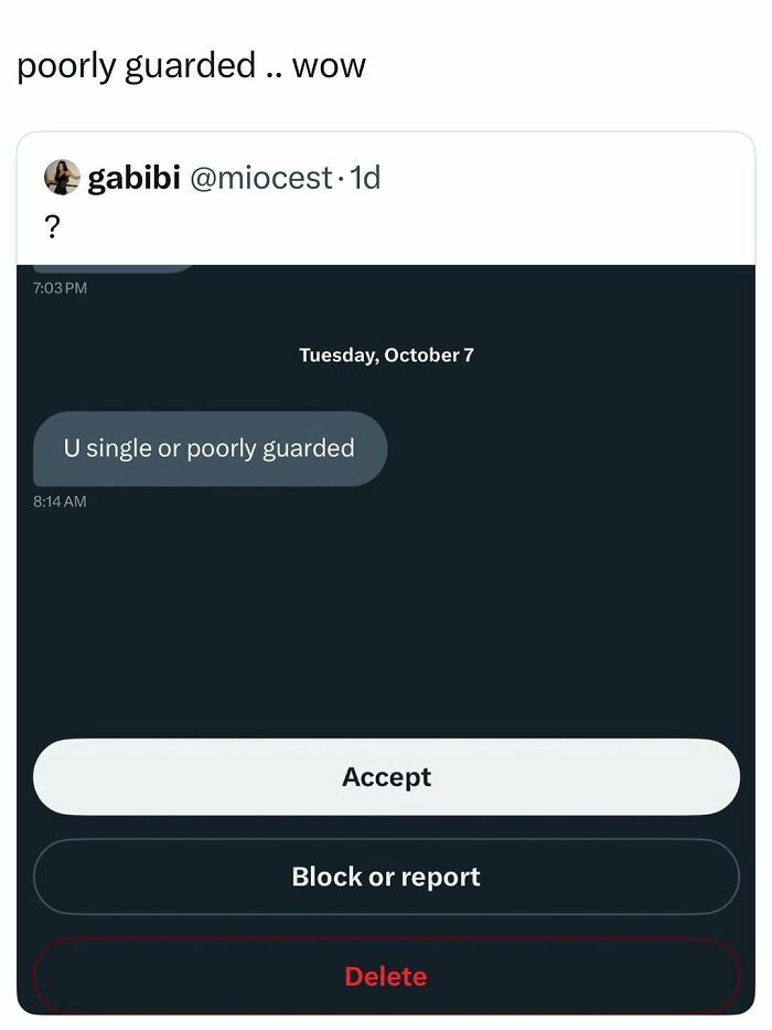 Screenshot of a humorous message conversation in a post from entertaining posts and memes to fight boredom.