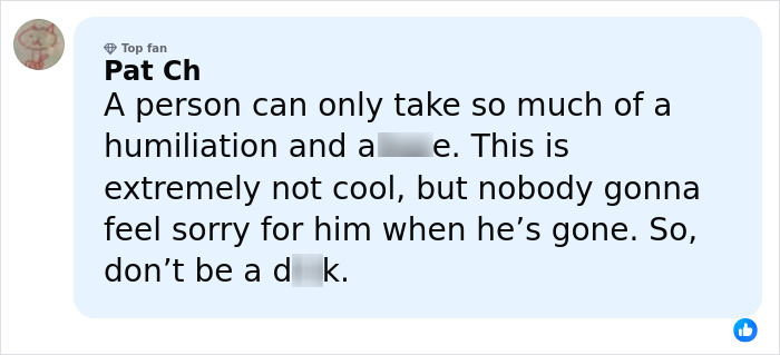Comment from ex-employees revealing pushup punishment that led to kidnapping of toxic tech CEO, expressing frustration and warning.