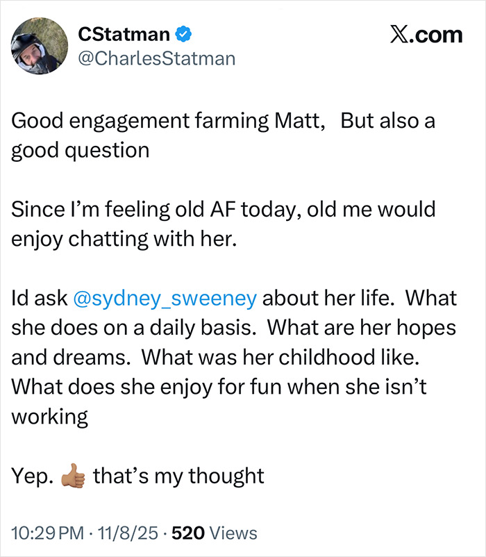 This is wisdom from someone who has decades of experience, and for that, we applaud you