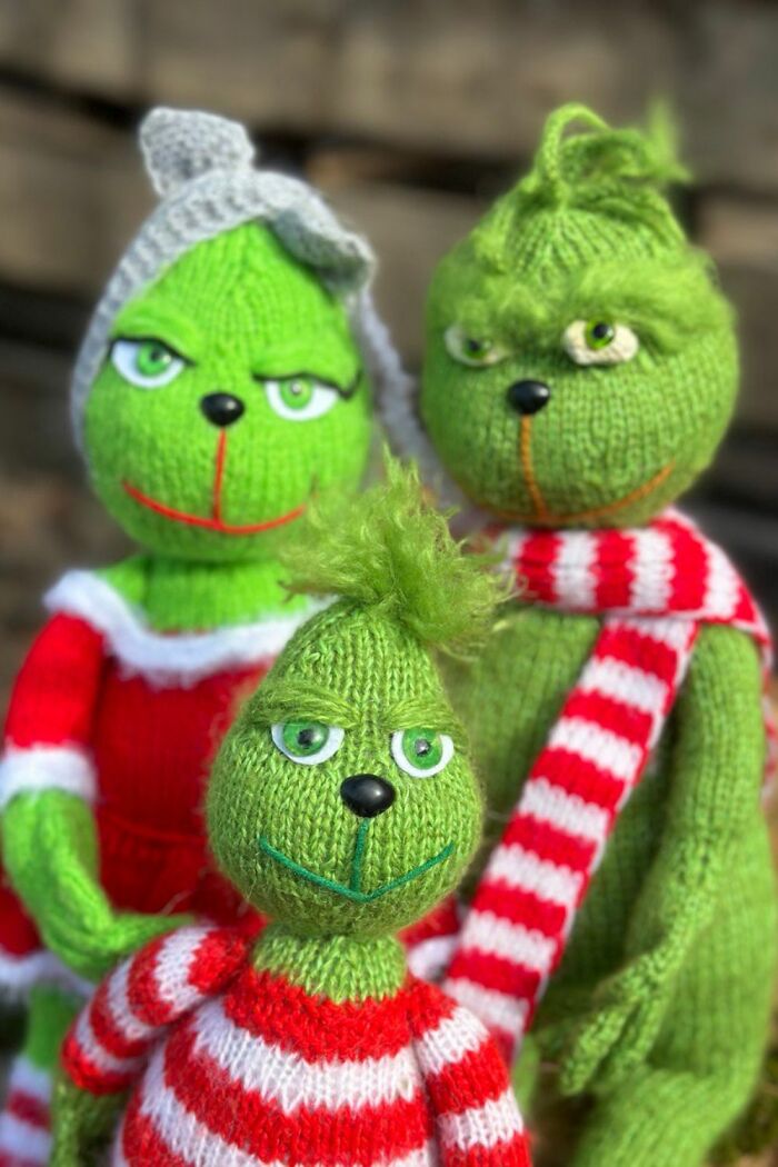 #11 Grinch Knitting Pattern By Ola Oslopova - Olaknittedbears