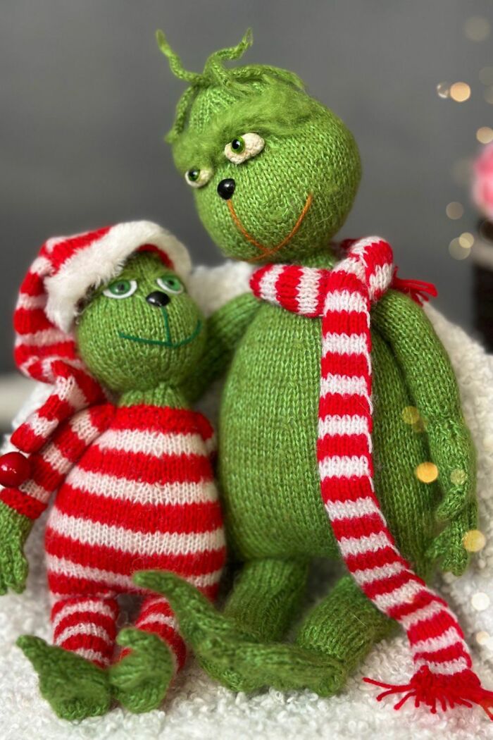 #10 Grinch Knitting Pattern By Ola Oslopova - Olaknittedbears