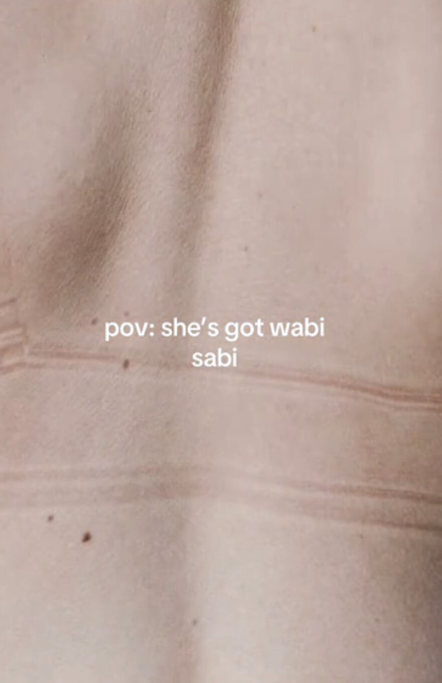 Close-up of skin showing natural marks and imperfections celebrating perfect imperfections trend.