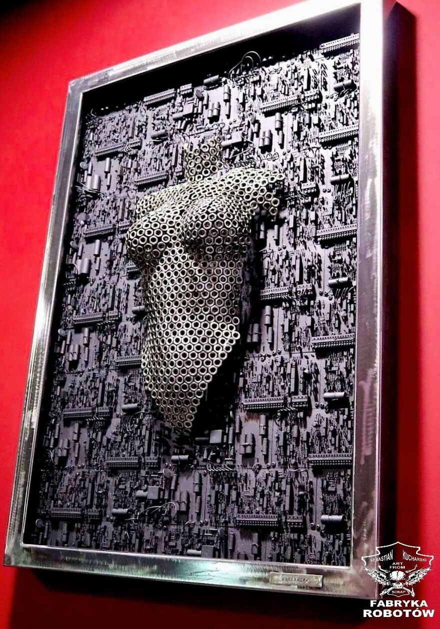 This Polish Artist Turns Scrap Metal Into Epic Sci-Fi Sculptures