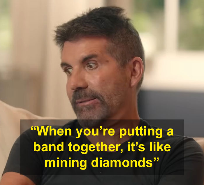 Simon Cowell speaking candidly about band creation, addressing blame and Liam Payne's mental health concerns.