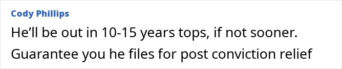 Text comment on a white background discussing post conviction relief filed by man who fatally attacked 19YO girl in disturbing Alaska case. Text comment on a white background discussing post conviction relief filed by man who fatally attacked 19YO girl in disturbing Alaska case.