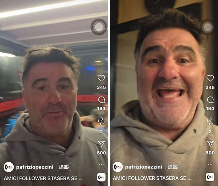 Restaurant owner speaking in a video, reacting to backlash after insulting tourists over sharing pizzas. Restaurant owner speaking in a video, reacting to backlash after insulting tourists over sharing pizzas.