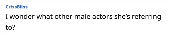 Comment questioning which male actors Jennifer Lawrence referred to regarding alleged punishment for refusing advances from co-stars.