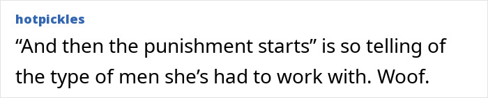 Text screenshot discussing punishment by male co-stars, highlighting Jennifer Lawrence&rsquo;s experience with toxic work relationships.