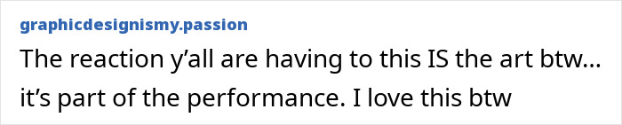 Screenshot of a social media comment about a woman's controversial feminist tattoo rule dividing the internet.