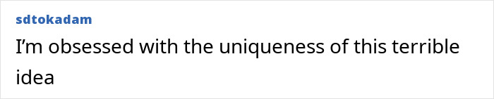 Screenshot of online comment critiquing a feminist tattoo rule for men, sparking a creepy and cringe debate.