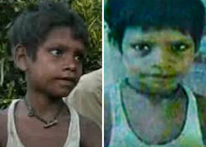 Two young boys shown in separate photos, related to child criminals who committed disturbing acts and are now free.