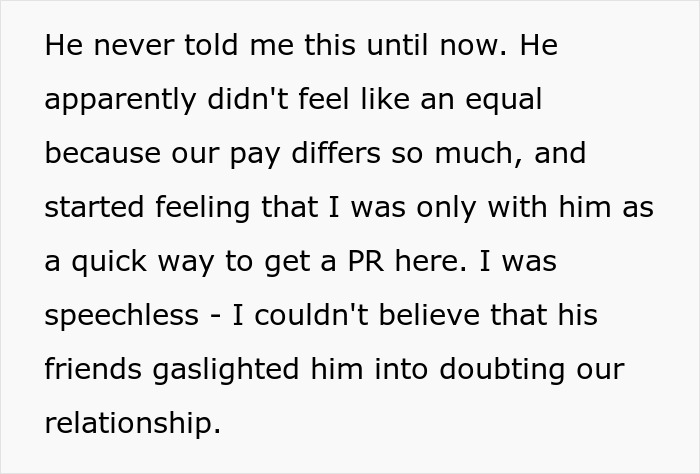 Text excerpt about a woman leaving the US to start a new life in France due to her boyfriend not handling her success.