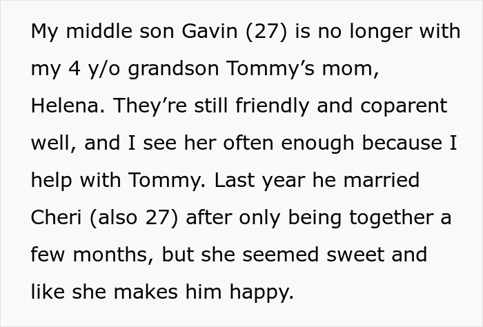 Jealous wife confronts hubby&rsquo;s mom over pictures of his ex in her house, demanding their removal.