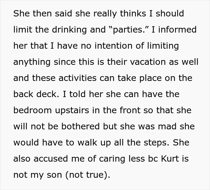 Text discussing a MIL telling her DIL the world doesn&rsquo;t revolve around her pregnancy amid complaints and family tension.