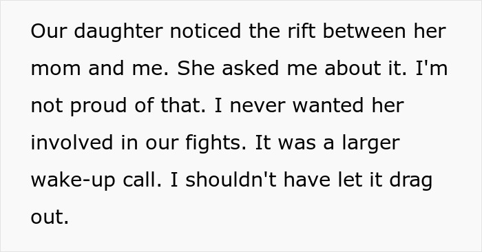 Man feels hurt and like a single parent as wife prioritizes work over family, ignoring their 10-year-old child.