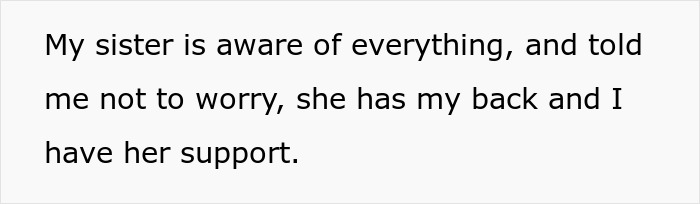 Supportive sister reassuring with comforting words about having her back, related to mom affair college money dad situation.