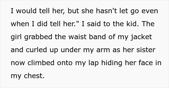 Child clings to stranger on haunted hayride as entitled parents avoid their scared kids during the spooky event.