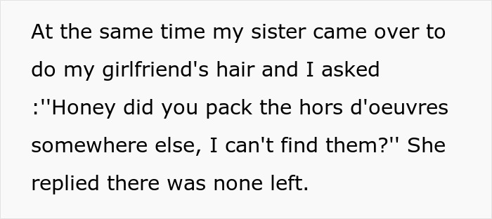 Text conversation where a man snaps at his girlfriend after she eats all of the leftovers, causing tension about weight gain.
