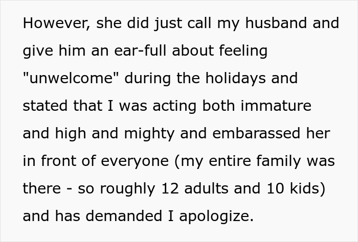 Text describing a conflict involving a MIL hogging food during Thanksgiving and a DIL confronting her about it. Text describing a conflict involving a MIL hogging food during Thanksgiving and a DIL confronting her about it.