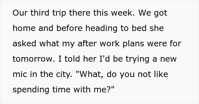 Text excerpt from a caretaker frustrated by constant guilt trips after sacrificing career multiple times.