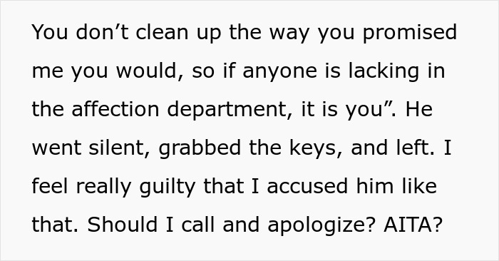 Text message exchange showing a man shocked his wife isn&rsquo;t attracted to him after treating her like his servant.