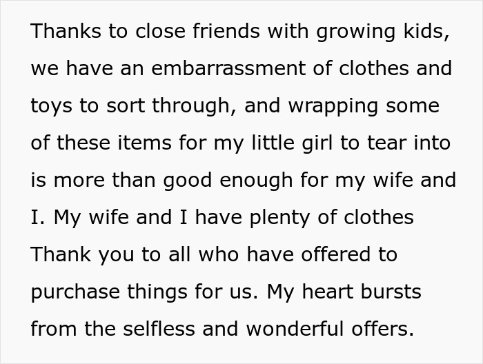 Father struggling to afford Christmas shares hope his daughter won&rsquo;t know care or remember the holiday cancellation decision.