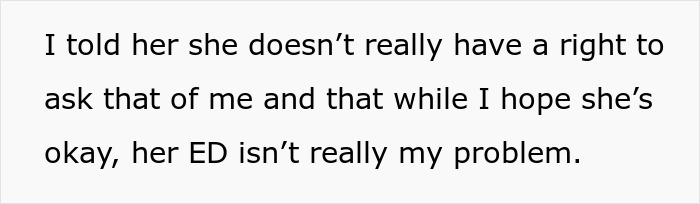 Text message discussing a health nut roomie's strict diet triggering an eating disorder and refusal to eat fast food.