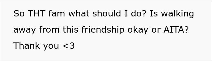 Text message asking if walking away from an irresponsible friend who keeps making bad decisions is okay.