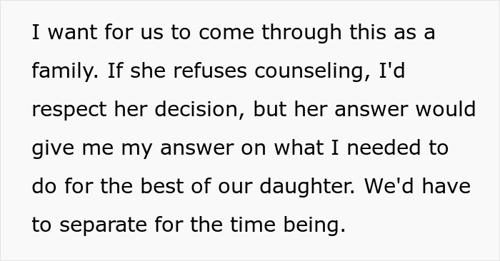 Man feeling hurt as wife prioritizes work over family, ignoring their 10-year-old child, leading to single parent struggles.