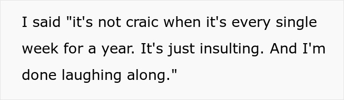 Text quote in black font on a white background about mocking and clapping back, featuring humor and laughter. Text quote in black font on a white background about mocking and clapping back, featuring humor and laughter.