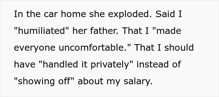 Text excerpt about a funny guy mocking daughter's boyfriend over job and finally clapping back in a family argument. Text excerpt about a funny guy mocking daughter's boyfriend over job and finally clapping back in a family argument.