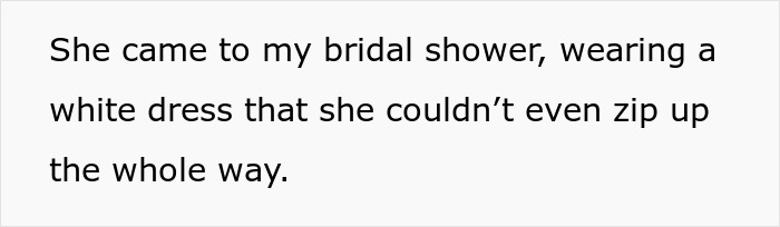Stepdaughter happy to see poetic justice as evil stepmom turns to wine after a failed life event at bridal shower.