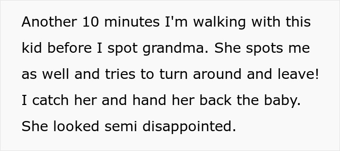 Theme park worker left carrying unknown baby for 30 minutes as parents disappear into crowded amusement park scene.