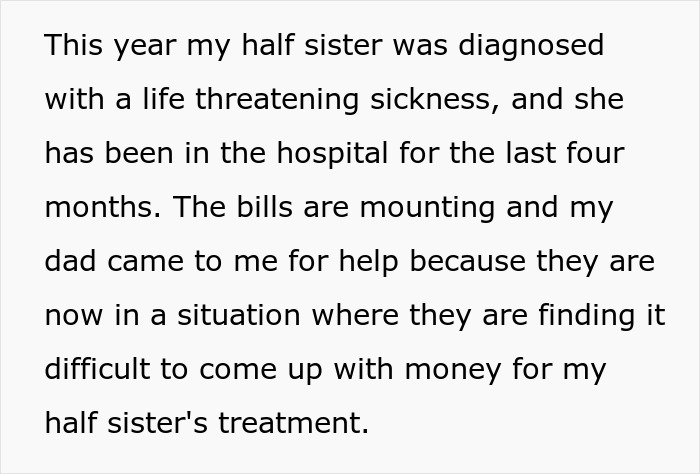 Alt text: Woman refuses to pay for dad&rsquo;s lovechild&rsquo;s surgery using inheritance money, causing family dispute over medical bills.