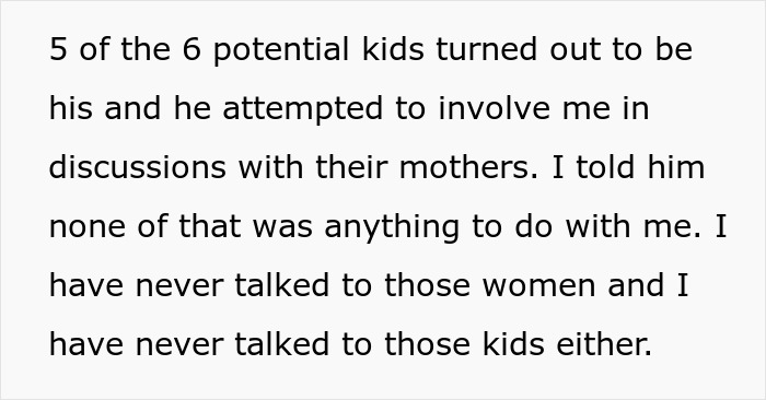 Text on a white background about a woman refusing to host a blended family Christmas with her ex&rsquo;s affair kids due to family disputes.