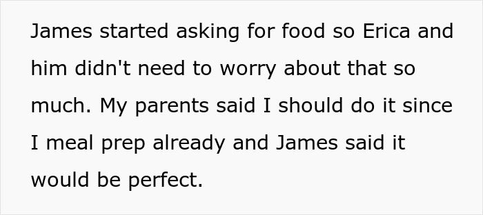 Text about a golden child brother expecting free meals and his scapegoat sibling refusing to provide food.