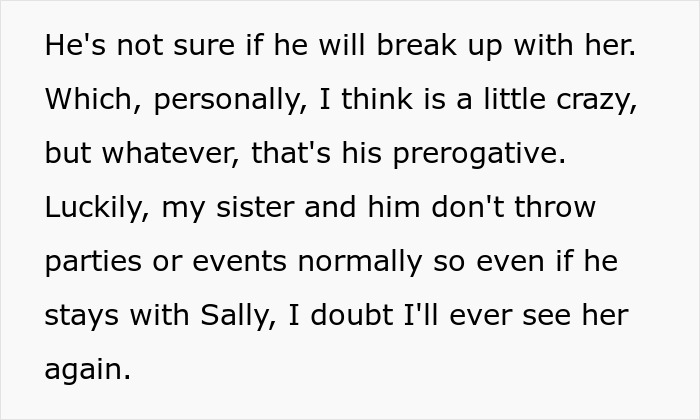 Text excerpt discussing a polyamorous woman making a pass at a taken guy and his girlfriend&rsquo;s reaction.