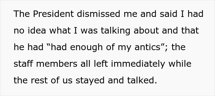 Man confronting stalkerish HOA president, uncovering his secrets, and taking legal action in court.