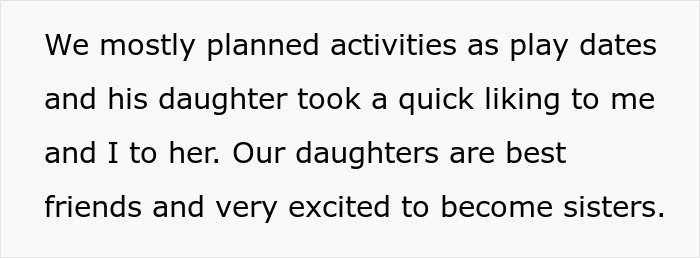Text about play dates and daughters bonding, related to foodie woman breaking up over future of buttered noodles and his kid. Text about play dates and daughters bonding, related to foodie woman breaking up over future of buttered noodles and his kid.
