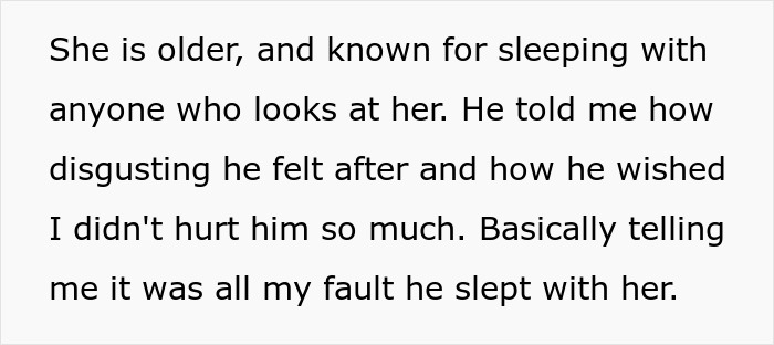 Text excerpt about woman realizing boyfriend wanted a nanny with benefits, not a partner, after moving in two months.