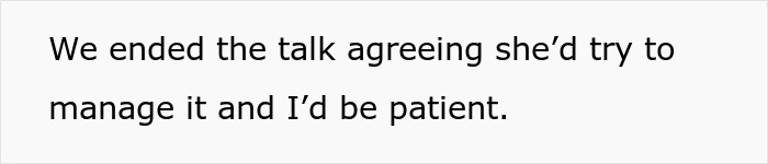 Text on a white background stating agreement to try managing noisy dogs and a request for patience from neighbors.